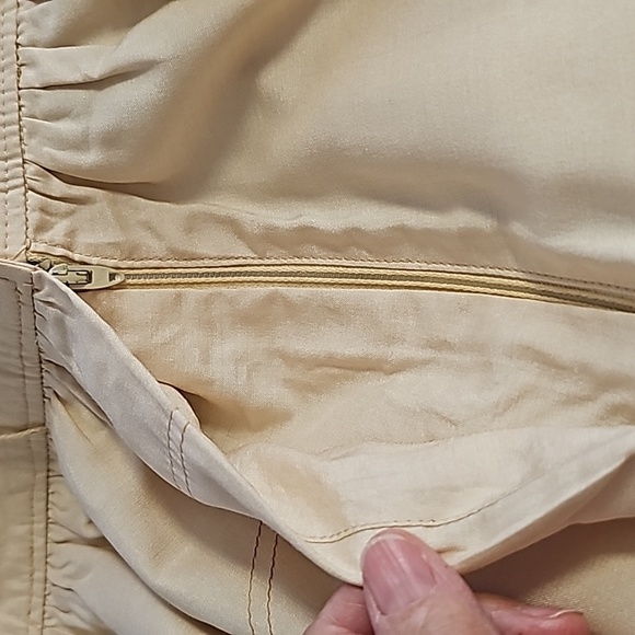 Don Sayres for GAMUT, vintage Y2K 100% silk skirt.  Big pockets side zipper sz 8 - Picture 6 of 11